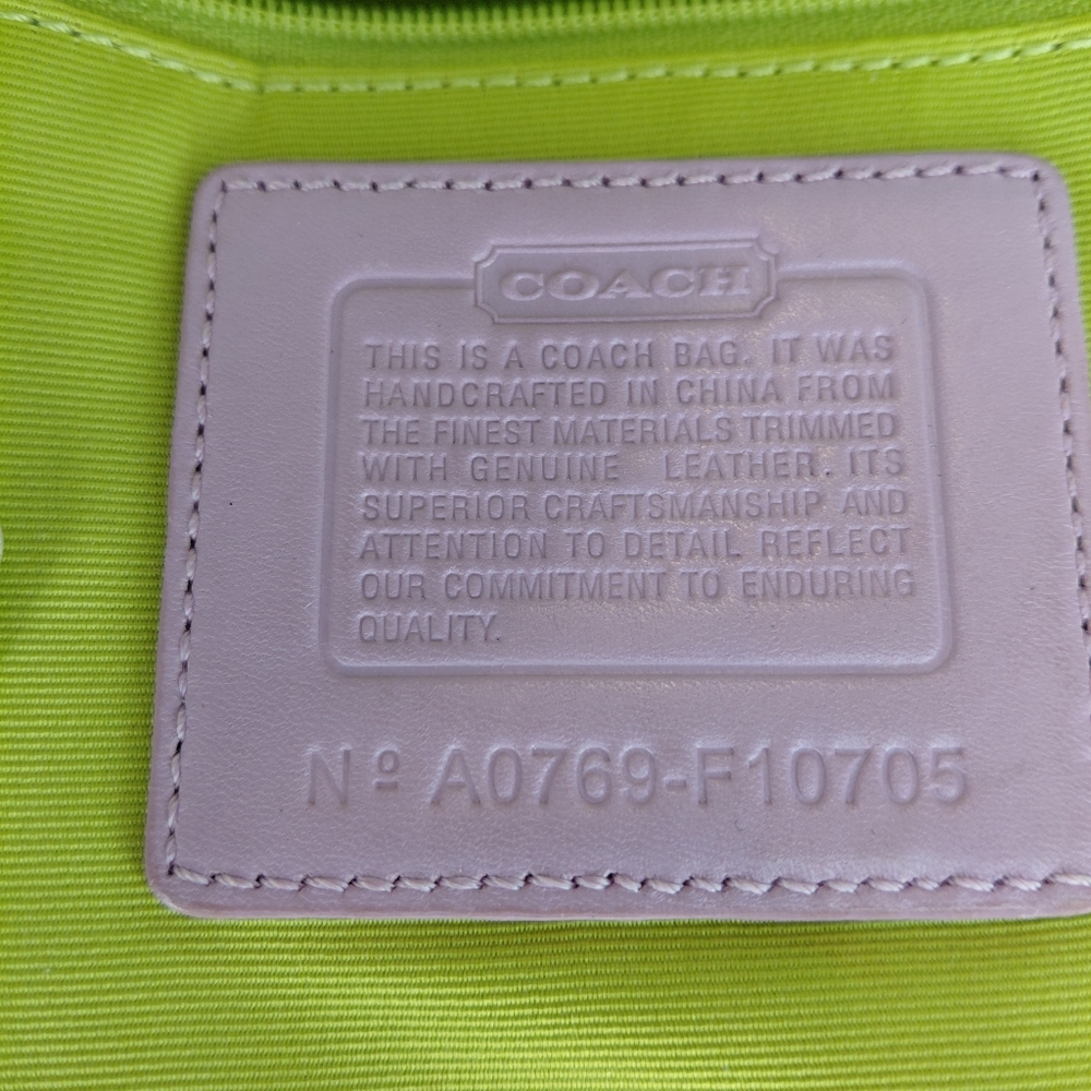 Coach Hampton Multicolor Striped Tote Bag - Picture 9 of 15